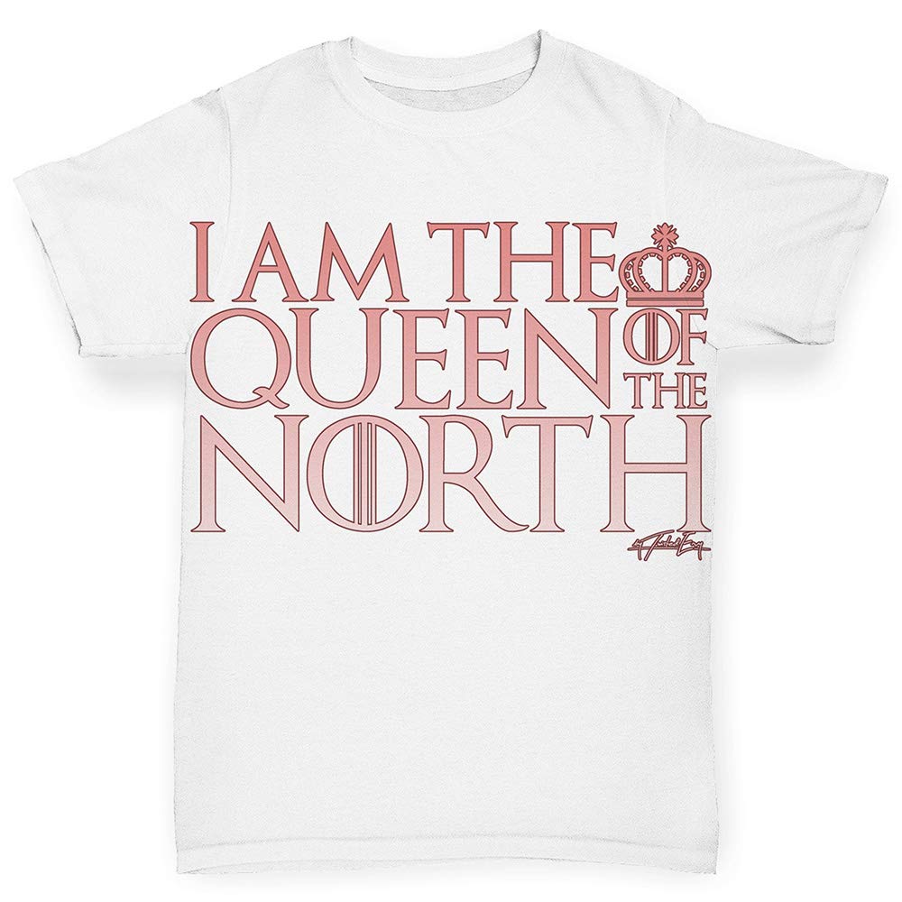 TWISTED ENVY Baby Girl Clothes - 'I Am Queen of The North' Outfit | Cute Winter Princess Dress for Photoshoots & Holiday Parties