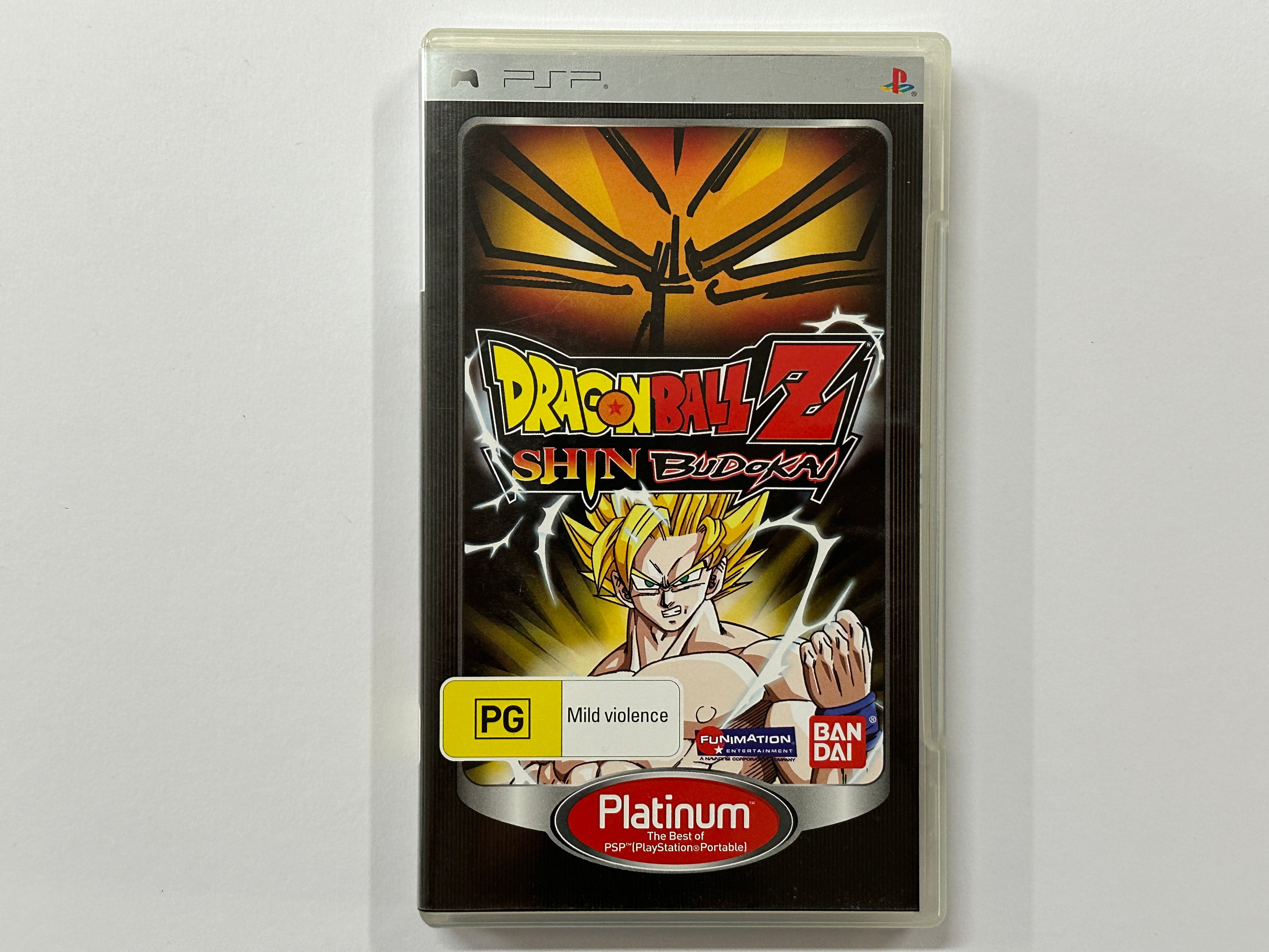 Dragon Ball Z Shin Budokai PSP Game - Complete in Original Case - Perfect for Anime Fans & Collectors - Great for Gaming Nights & Nostalgic Play