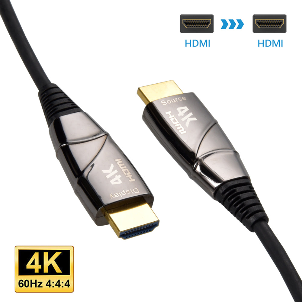 AOC Fiber Optic HDMI 2.0 Cable 4K 60Hz 18Gbps High Speed for Home Theater, Gaming & 4K TV - Ultra HD, HDR, 3D Support