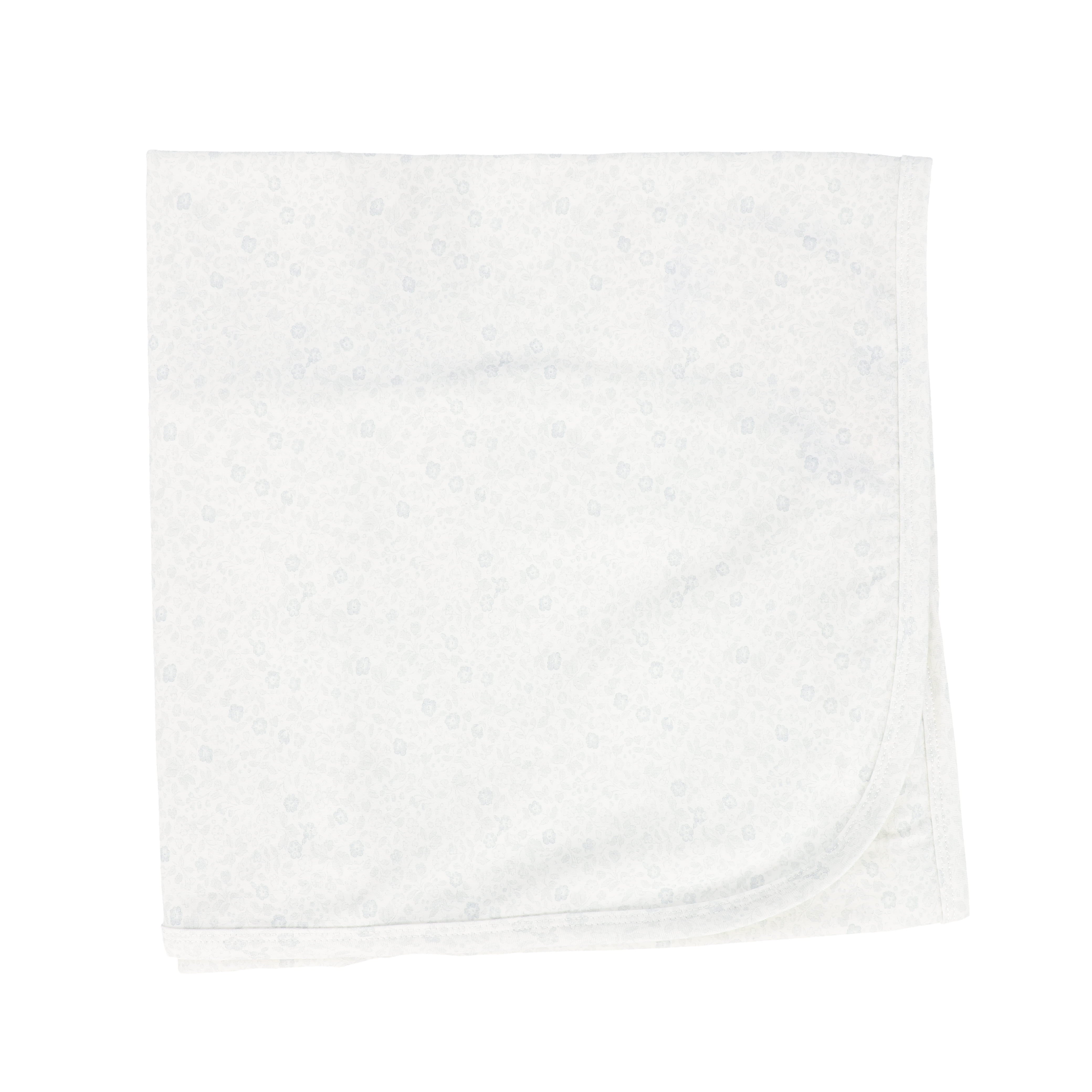 Bebe Jolee Floral Blue Printed Soft Cozy Blanket - Perfect for Bed, Sofa, Nursery & Outdoor Picnics