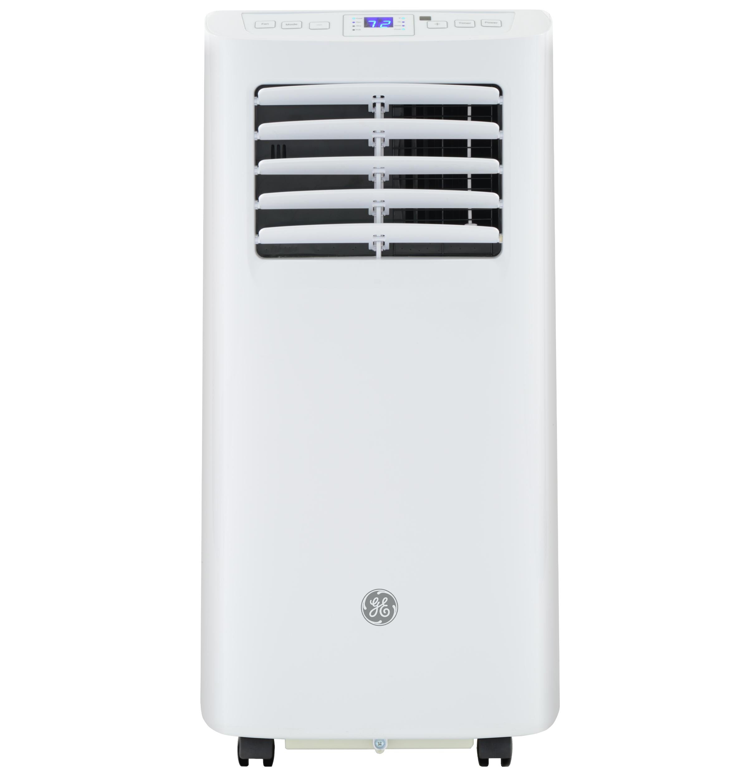 GE APFD05JASW 5,100 BTU Portable Air Conditioner with Dehumidifier & Remote Control - White | Compact Cooling for Bedrooms, Offices & Small Spaces