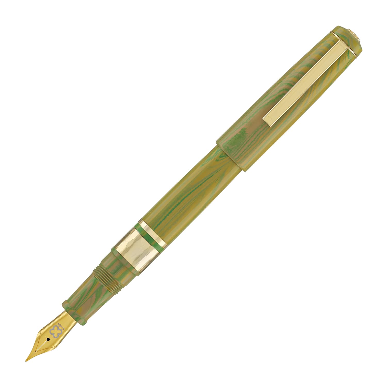 Esterbrook Model J Fountain Pen - Lotus Green Ebonite with Gold Trim | Vintage Writing Instrument for Calligraphy, Journaling & Collectors