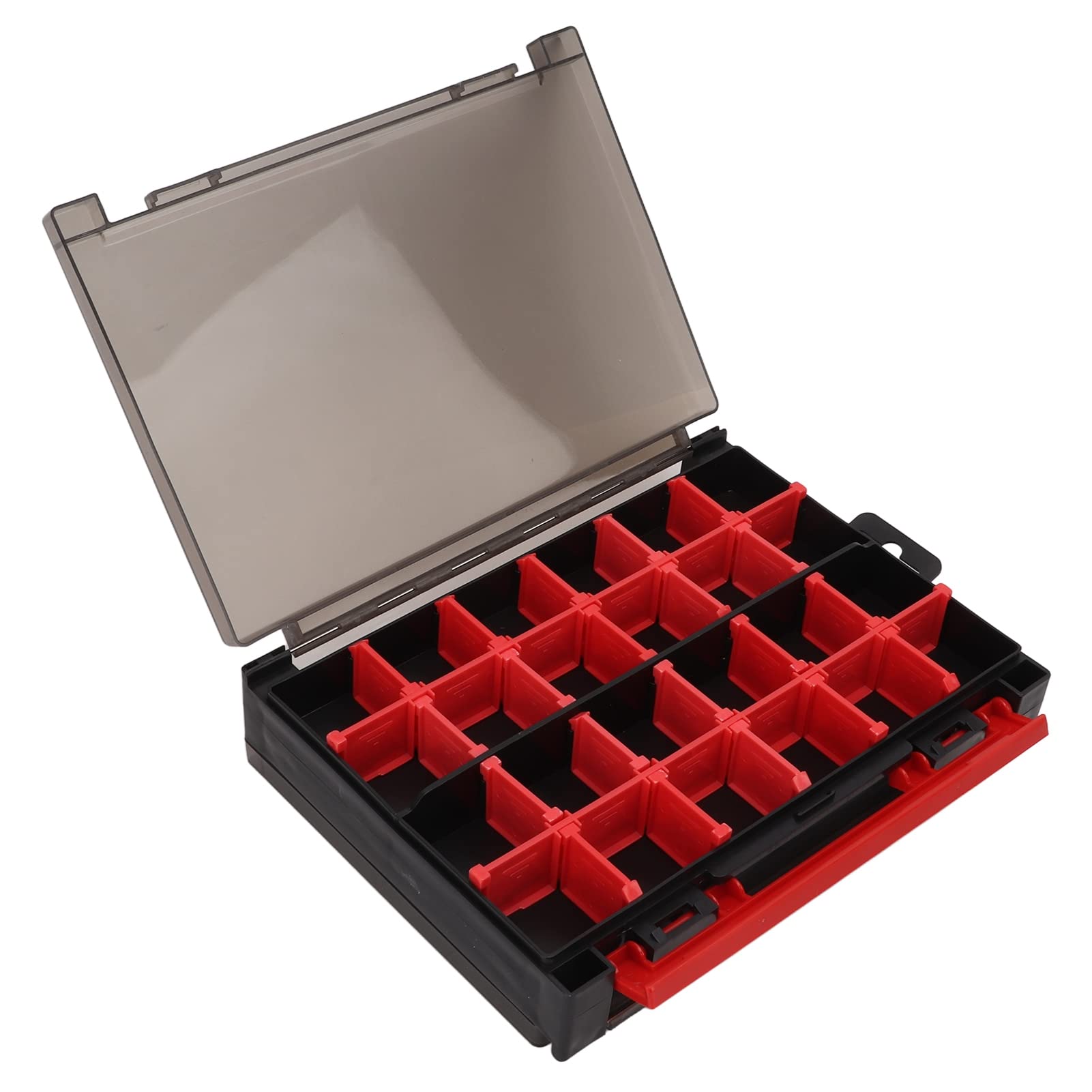 Shanrya Large Waterproof Fishing Tackle Box - Durable Drop Resistant Bait Organizer with Ample Storage Space for Lures, Hooks & Fishing Gear | Perfect for Freshwater, Saltwater & Outdoor Fishing Trips