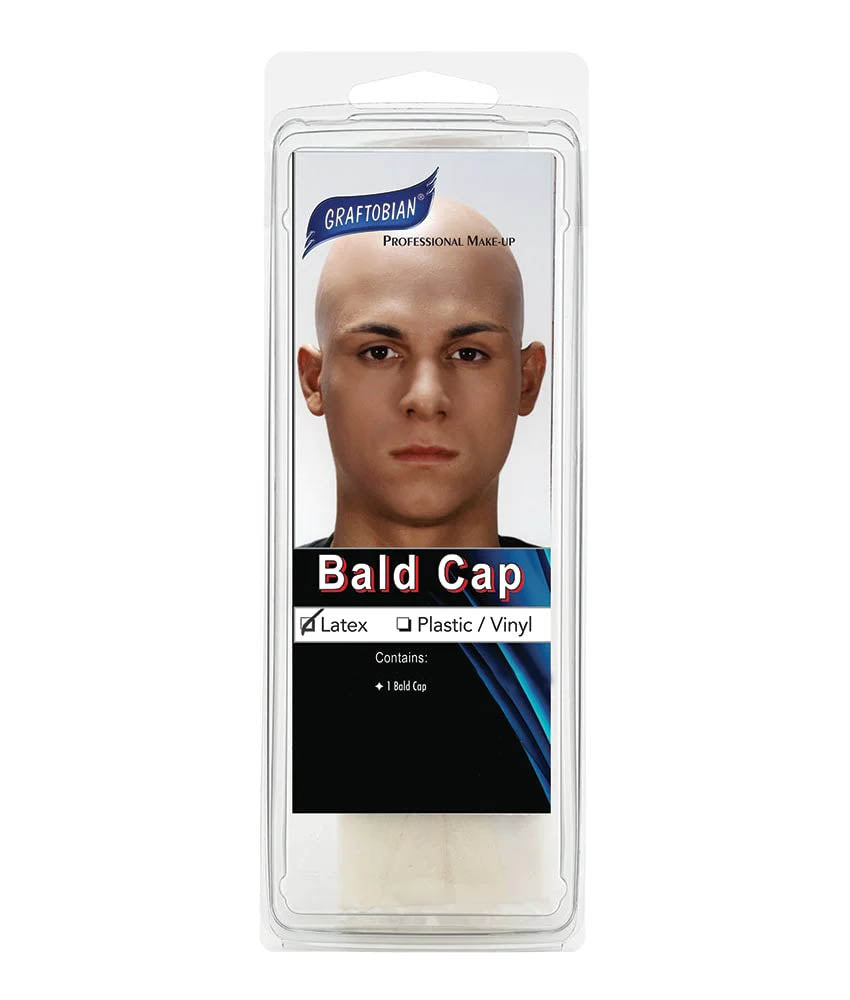 Professional Latex Bald Cap for Costumes & Makeup - Realistic Shaved Head Effect for Halloween, Cosplay, Theater & Special Effects