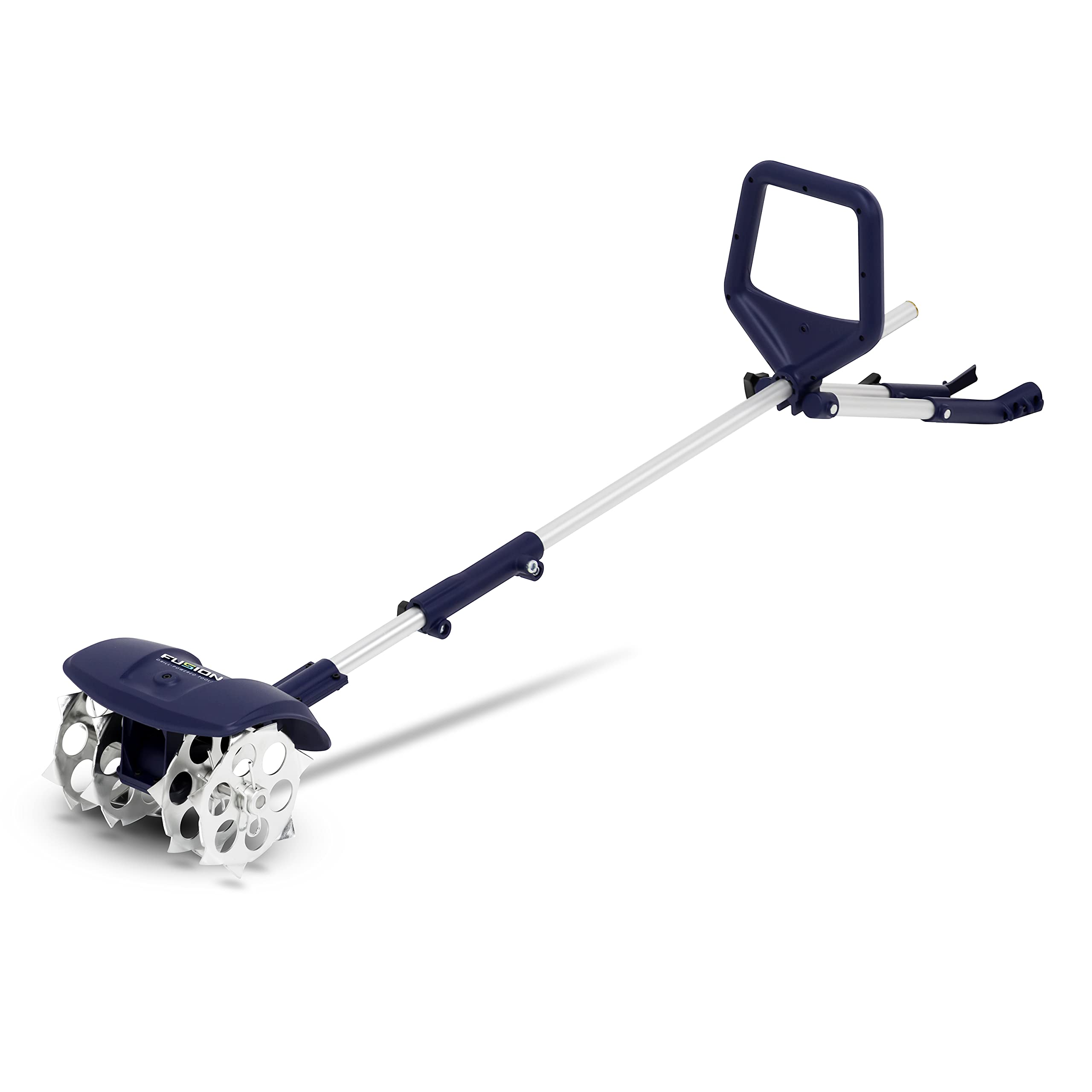 **Fusion Drill-Powered Garden Cultivator - Adjustable Width (Up to 8