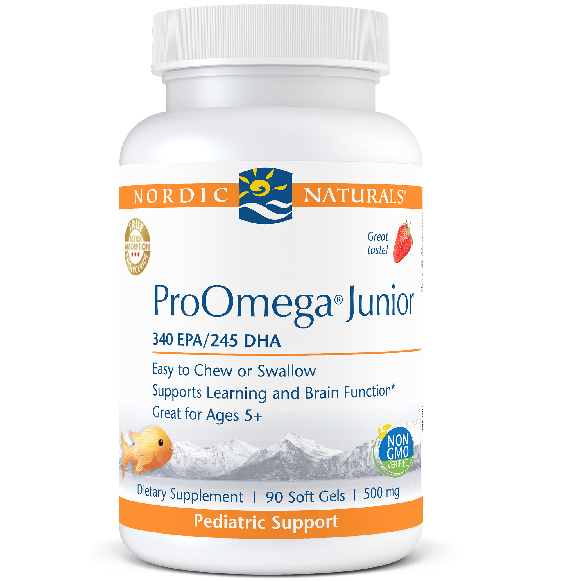 ProOmega® Junior - Premium Omega-3 Supplement for Kids - Supports Brain Development & Immune Health - Perfect for School, Focus & Growing Minds