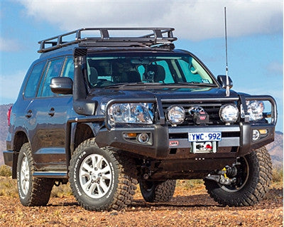 ARB Deluxe Front Bumper for 2013-2015 Toyota Land Cruiser 200 Series | Heavy Duty Off-Road Protection | Perfect for Rock Crawling & Overland Adventures