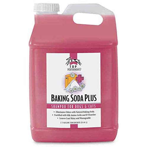**MPP Baking Soda Plus Dog & Cat Shampoo | Deodorizing & Grooming Concentrate (2.5 Gallon) – Gentle Cleansing for Pets with Sensitive Skin, Ideal for Bathing, Odor Control & Coat Care**