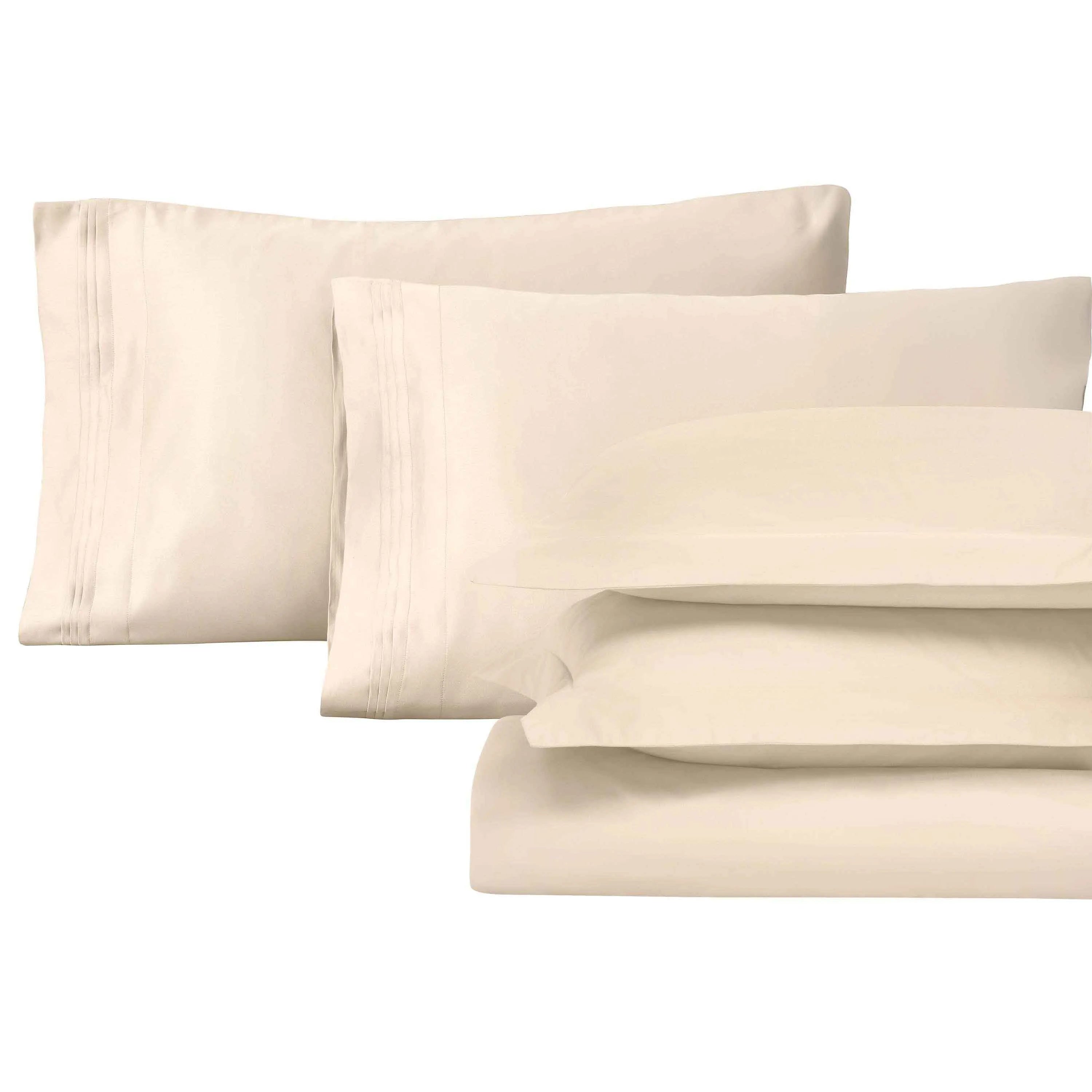 Luxury 5-Piece Egyptian Cotton 1000 Thread Count Duvet Cover Set - Ultra Soft & Breathable Bedding for Master Bedroom, Guest Room & Hotel Use