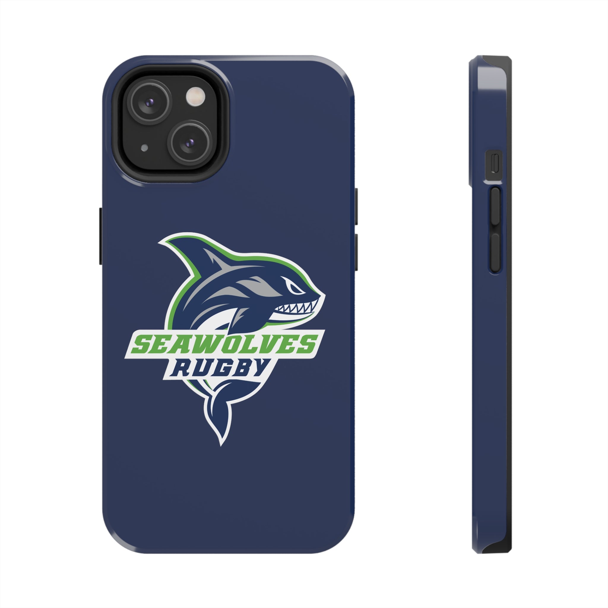 Seawolves Navy Rugged Phone Case - Shockproof & Durable Protection for iPhone & Samsung - Perfect for Outdoor Adventures, Work & Daily Use