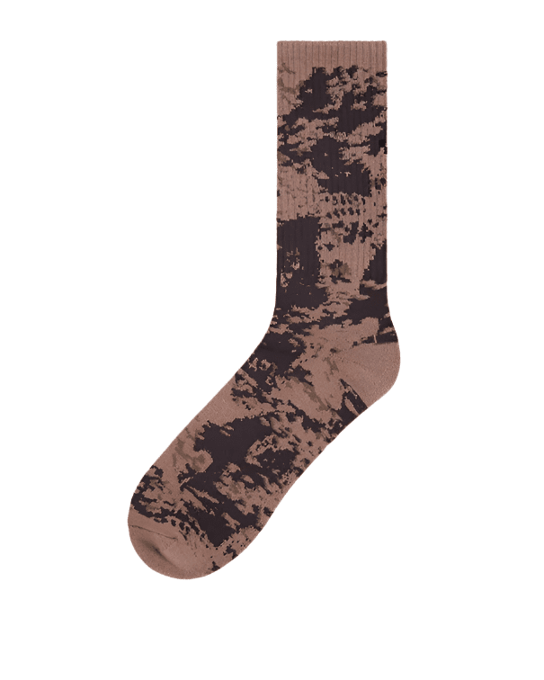 VANS Skate Mike G Crew Socks - Walnut Brown Skateboarding Socks for Men - Perfect for Skateboarding, Casual Wear & Street Style