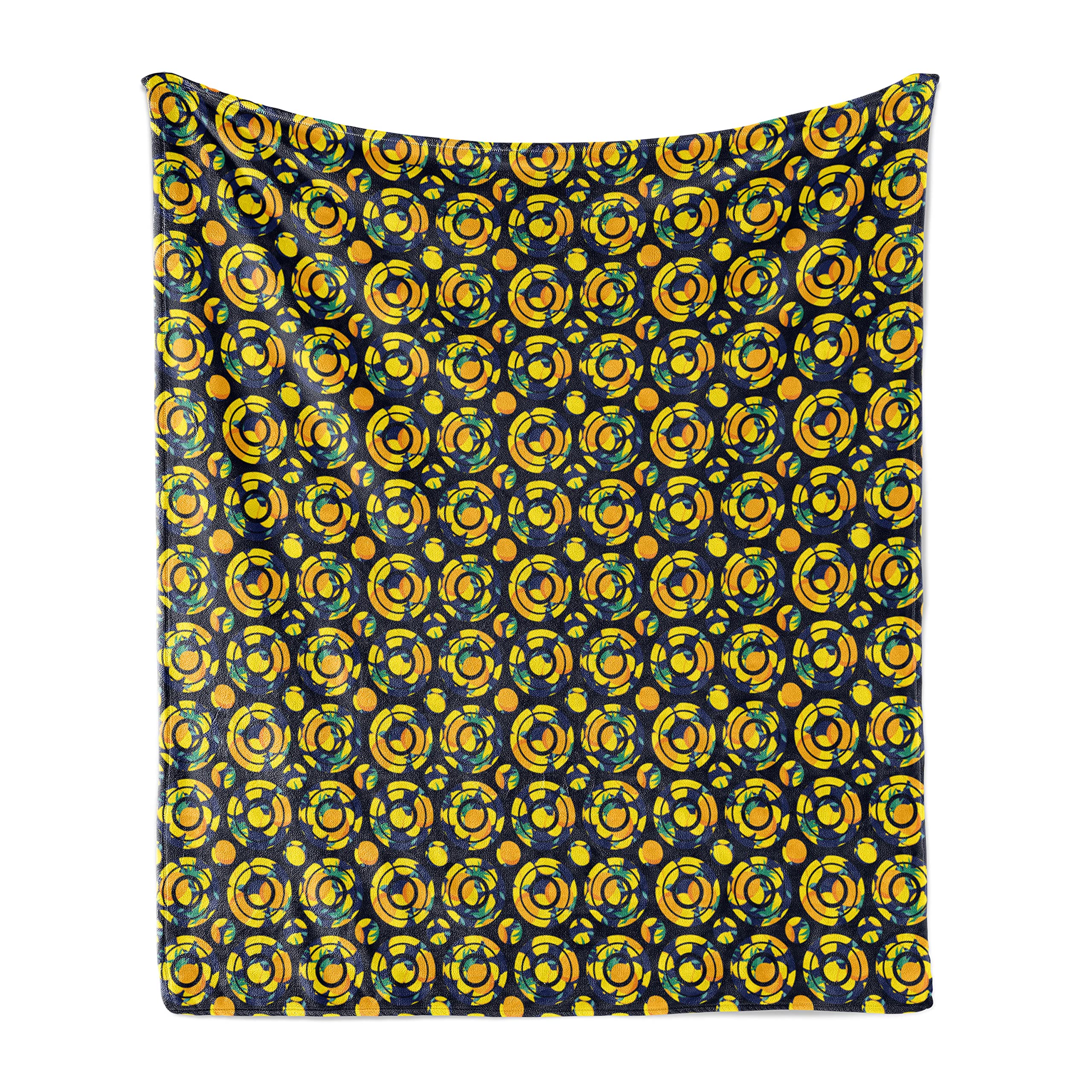 Ambesonne Citrus Fruit Throw Blanket - 50