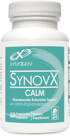 Synovx Calm 60Vc - Premium Stress Relief & Relaxation Supplement for Adults - Natural Sleep Aid & Anxiety Support - Perfect for Work, Travel & Daily Stress Management
