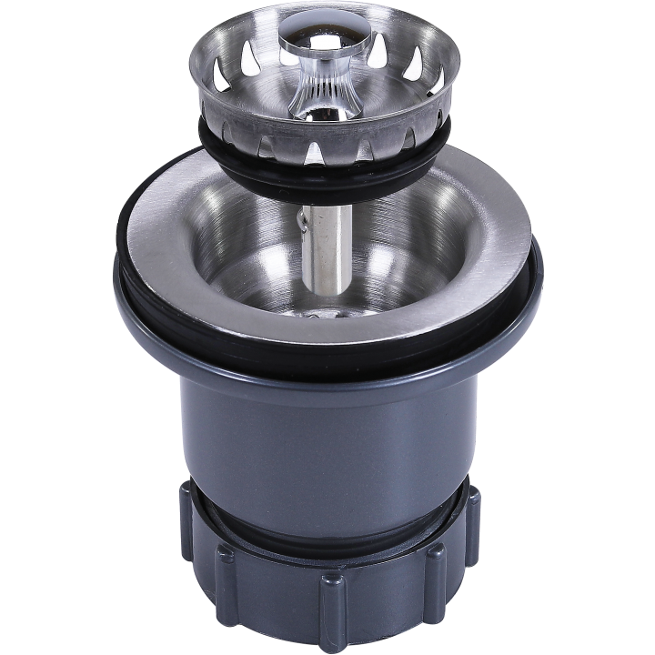 Hamat JBS 2003 SS 2 Basket Strainer - Premium Stainless Steel Dual Basket Filter for Kitchen & Commercial Use - Perfect for Draining Pasta, Vegetables, and Deep Frying