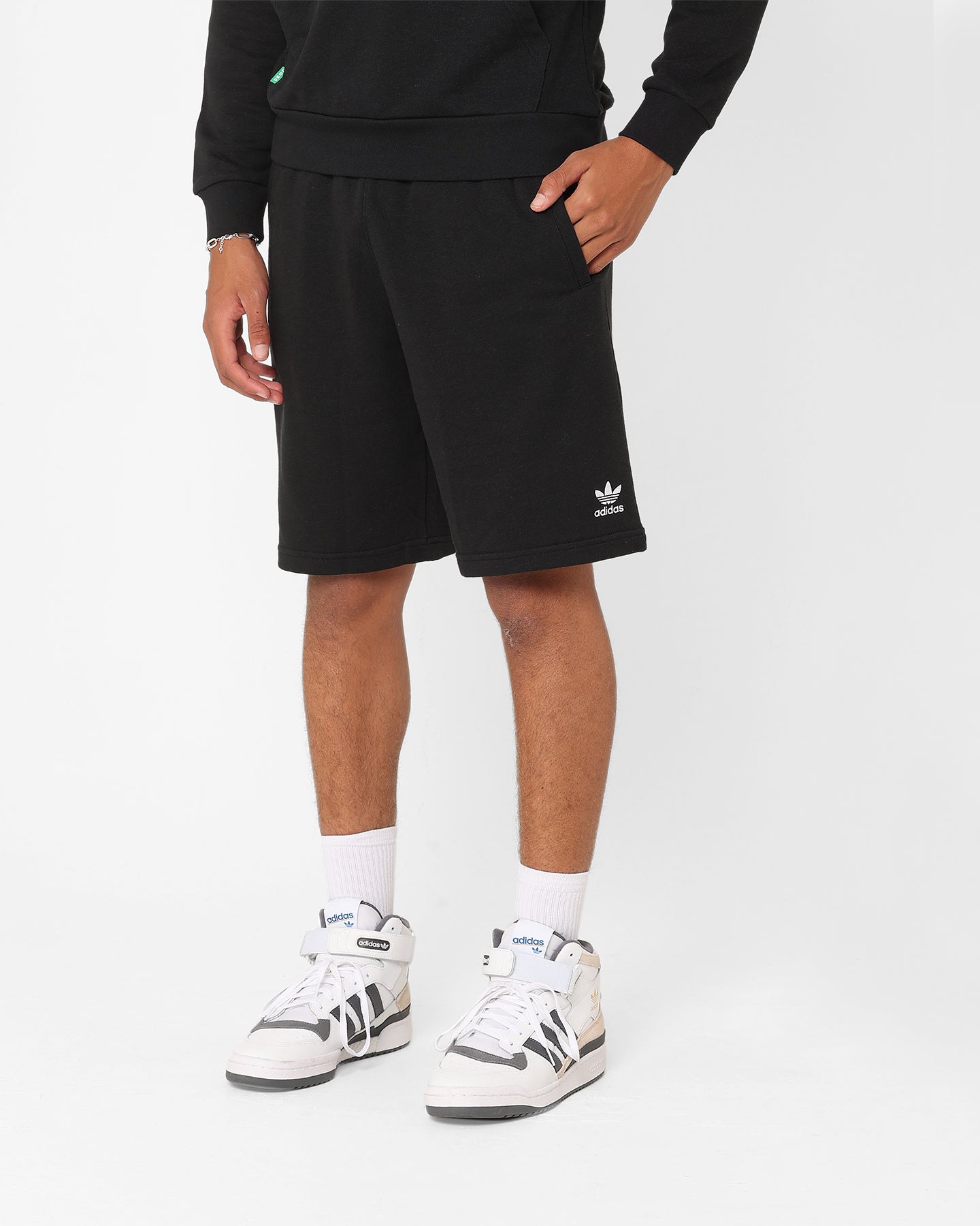 Adidas Essentials+ Hemp Shorts for Men - Comfortable Black Athletic Shorts with Breathable Fabric - Perfect for Running, Gym Workouts & Casual Wear