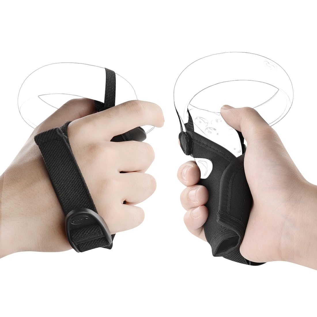 GEEKRIA Washable VR Controller Cover - Compatible with Oculus Quest, Rift S, Touch Controllers - Protective Sleeve for VR Gaming Headsets (Black, 1 Pair) | Perfect for VR Gaming, Home Entertainment & Virtual Reality Enthusiasts