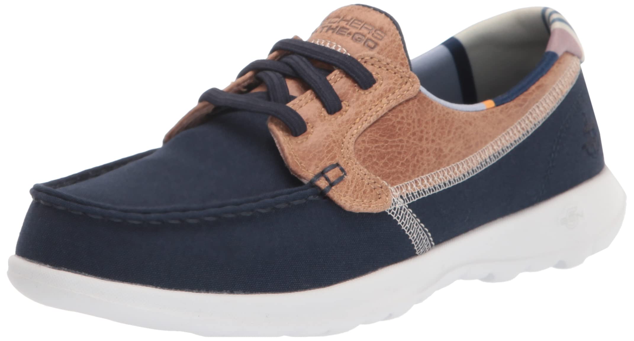 Skechers Women's Go Walk Lite-136070 Comfortable Slip-On Boat Shoes for Walking, Travel & Everyday Wear - Lightweight & Breathable Casual Footwear