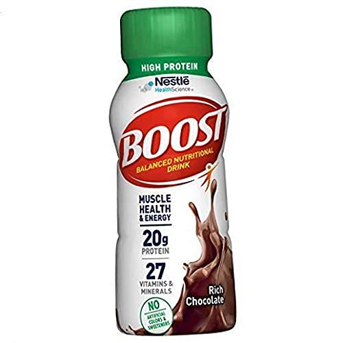 High Protein Balanced Nutritional Drink - Rich Chocolate Flavor, 8oz Bottles (Pack of 24) | Meal Replacement & Post-Workout Recovery | Perfect for Busy Lifestyles, Fitness Enthusiasts & Weight Management