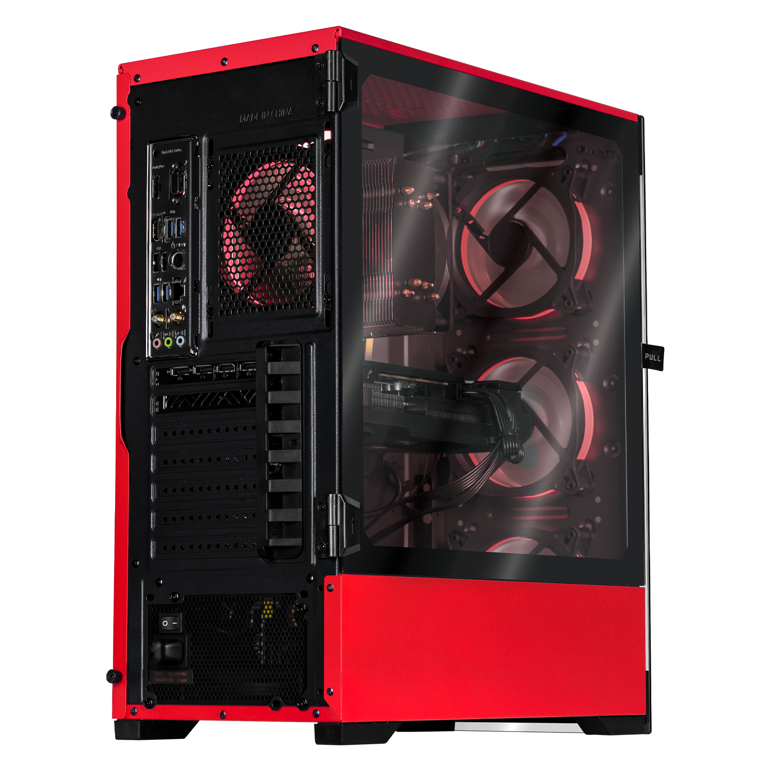 Xtreme PC Gaming Desktop - AMD Radeon RX 7700 XT, Ryzen 7 5700X, 32GB RAM, 1TB SSD + 4TB HDD, WiFi - High Performance Gaming PC for 4K Gaming, Streaming & Content Creation