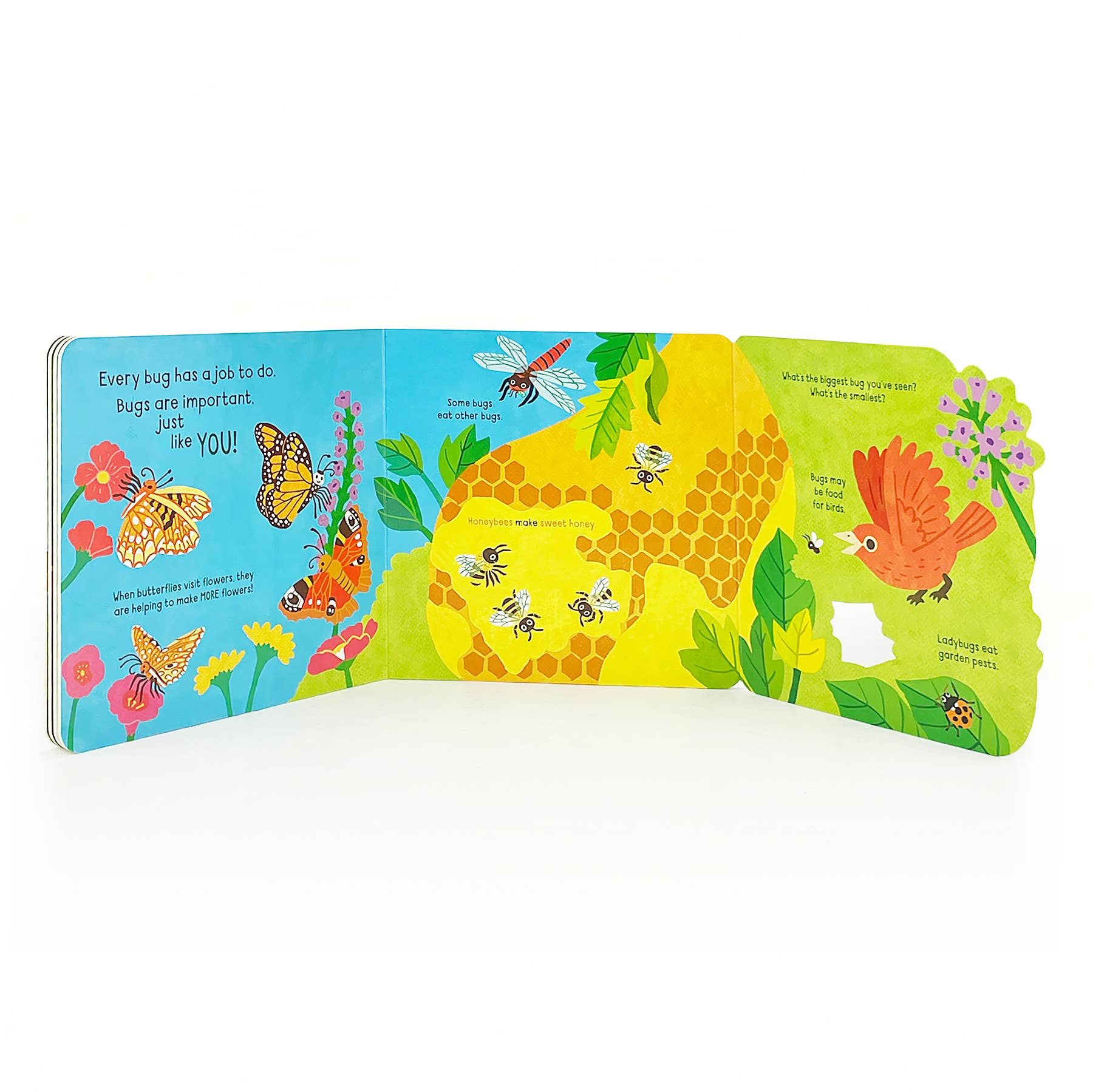 Interactive Bugs Board Book for Toddlers - Fun & Educational Bug-Themed Learning Activity for Kids, Perfect for Early Childhood Development & Playtime