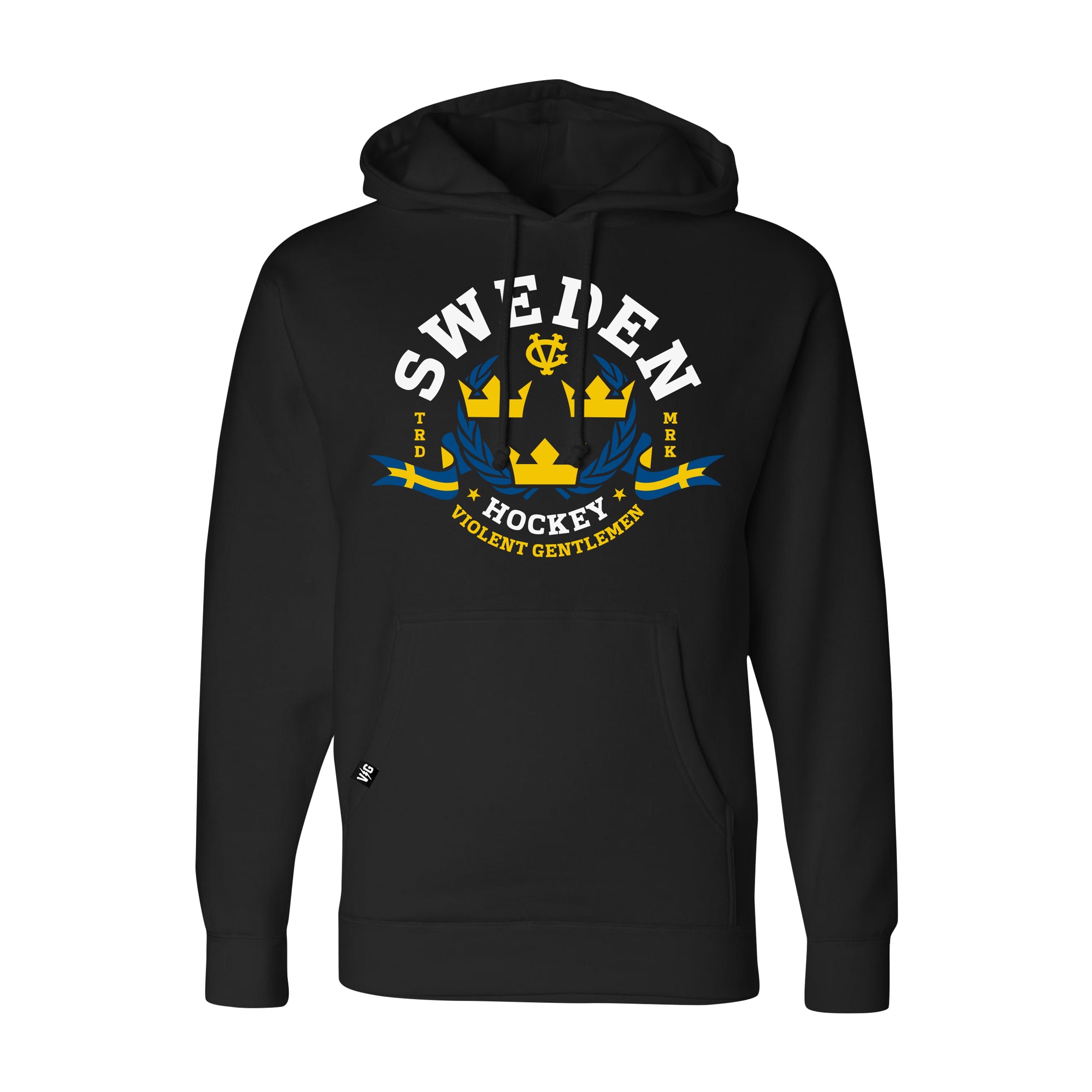 Three Crowns Pullover Hoodie - Soft & Comfortable Men's & Women's Casual Sweatshirt for Everyday Wear | Perfect for Gym, Lounge & Outdoor Activities