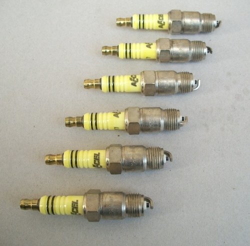 High-Performance Accel Race Ignition Resistor Spark Plugs U Groove 8185 577 - 6 Pack for Enhanced Engine Power & Fuel Efficiency - Perfect for Racing, Off-Road & Performance Tuning