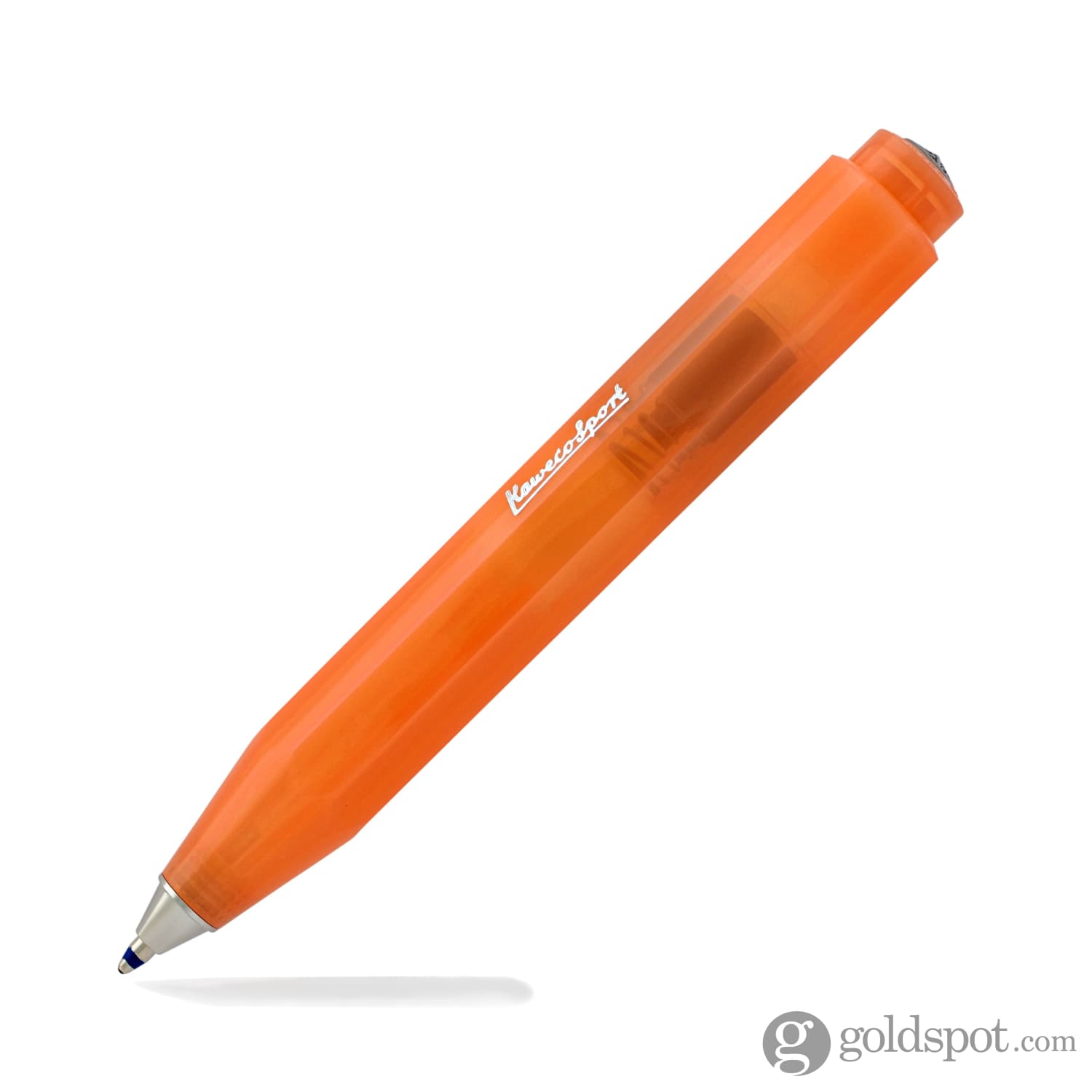 Kaweco Frosted Sport Ballpoint Pen - Soft Mandarin Orange | Premium Writing Instrument for Office, School & Travel | Smooth Ink Refillable Pen for Everyday Use