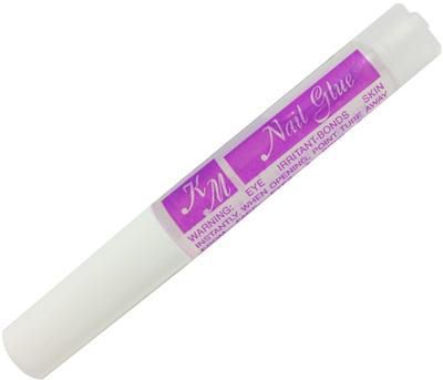KM Professional Nail Glue 24 Pack - Fast Drying, Strong Bond for Acrylic Nails, False Nails & Nail Art - Perfect for Salon, Home Manicure & DIY Nail Extensions