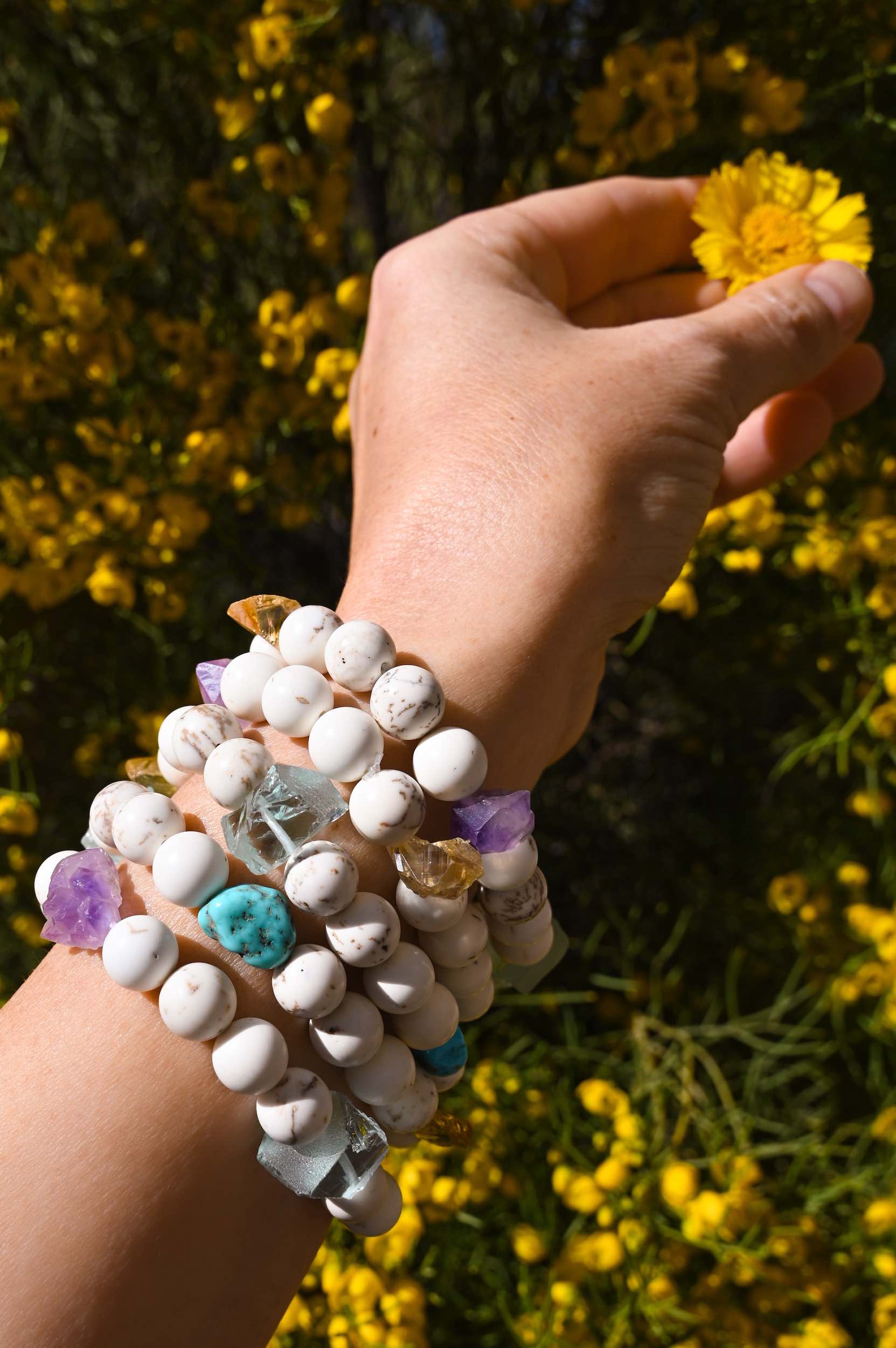 Blossom Bracelet - Elegant Floral Beaded Jewelry for Women | Perfect for Weddings, Parties & Everyday Wear