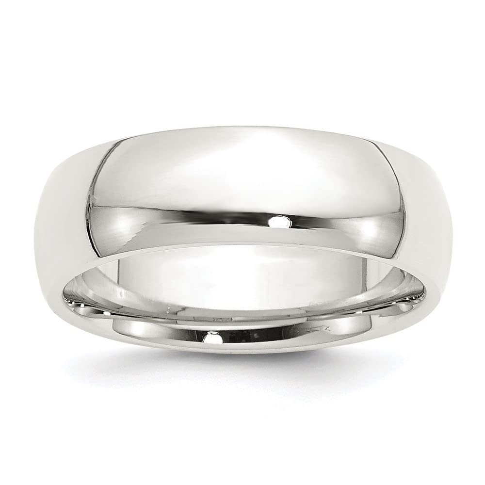 925 Sterling Silver 7mm Comfort Fit Wedding Band Ring for Women - Elegant Bridal Engagement Ring, Durable Fine Jewelry Gift for Her - Perfect for Proposals, Anniversaries & Special Occasions
