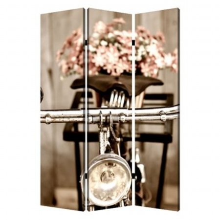 Romantic Folding Room Divider for Valentine's Day - Decorative Privacy Screen for Bedroom, Living Room & Wedding Decor - 6-Panel Handmade Partition with Heart Design