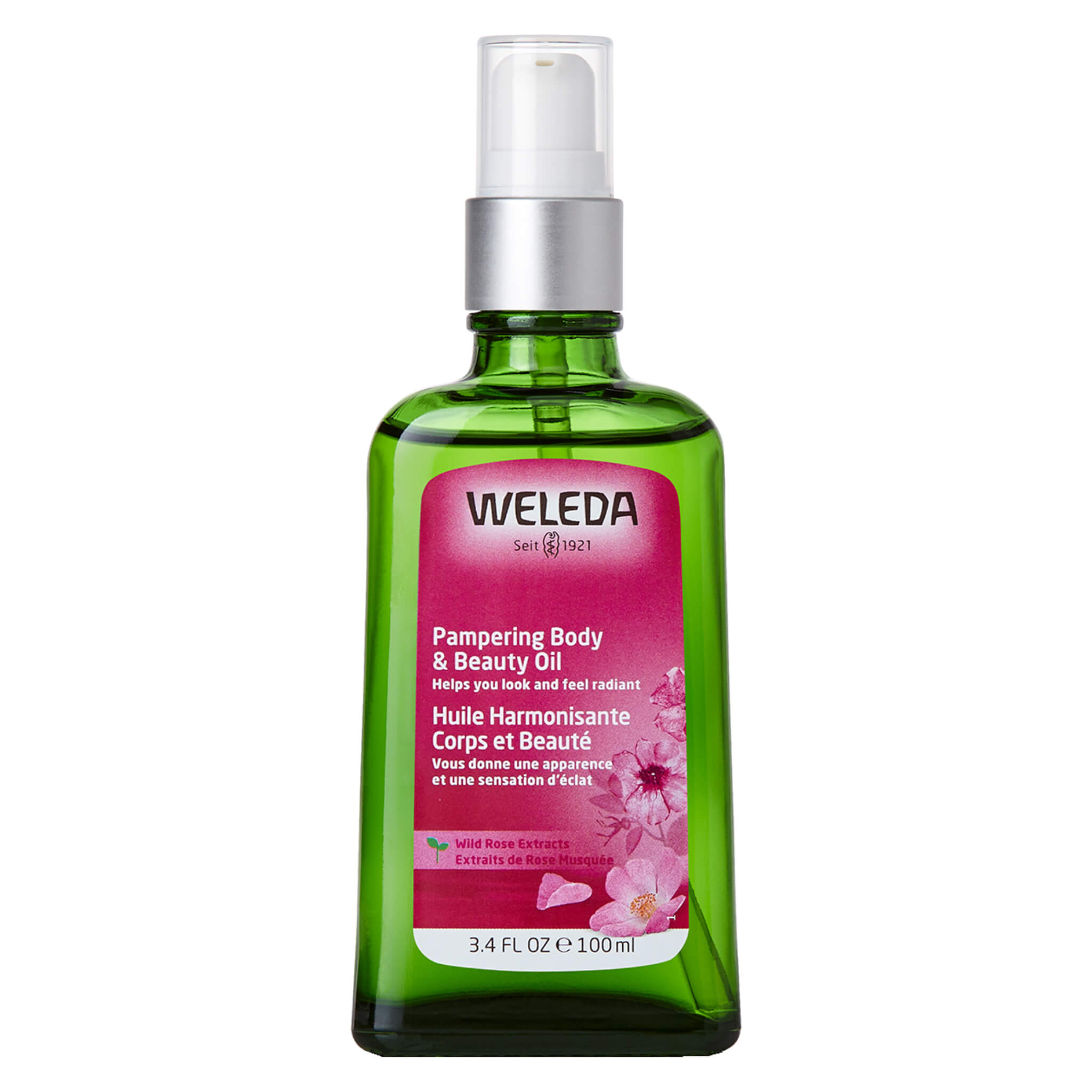 Organic Wild Rose Body & Beauty Oil for Hydration & Glow - Perfect for Massage, Skincare & Aromatherapy