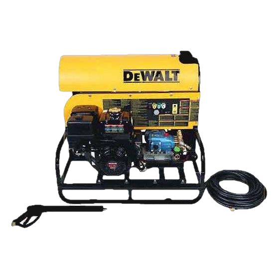 DEWALT DXPWH3040 3000 PSI 4.0 GPM Belt Drive Hot Water Pressure Washer for Industrial Cleaning, Auto Detailing & Concrete Surface Prep