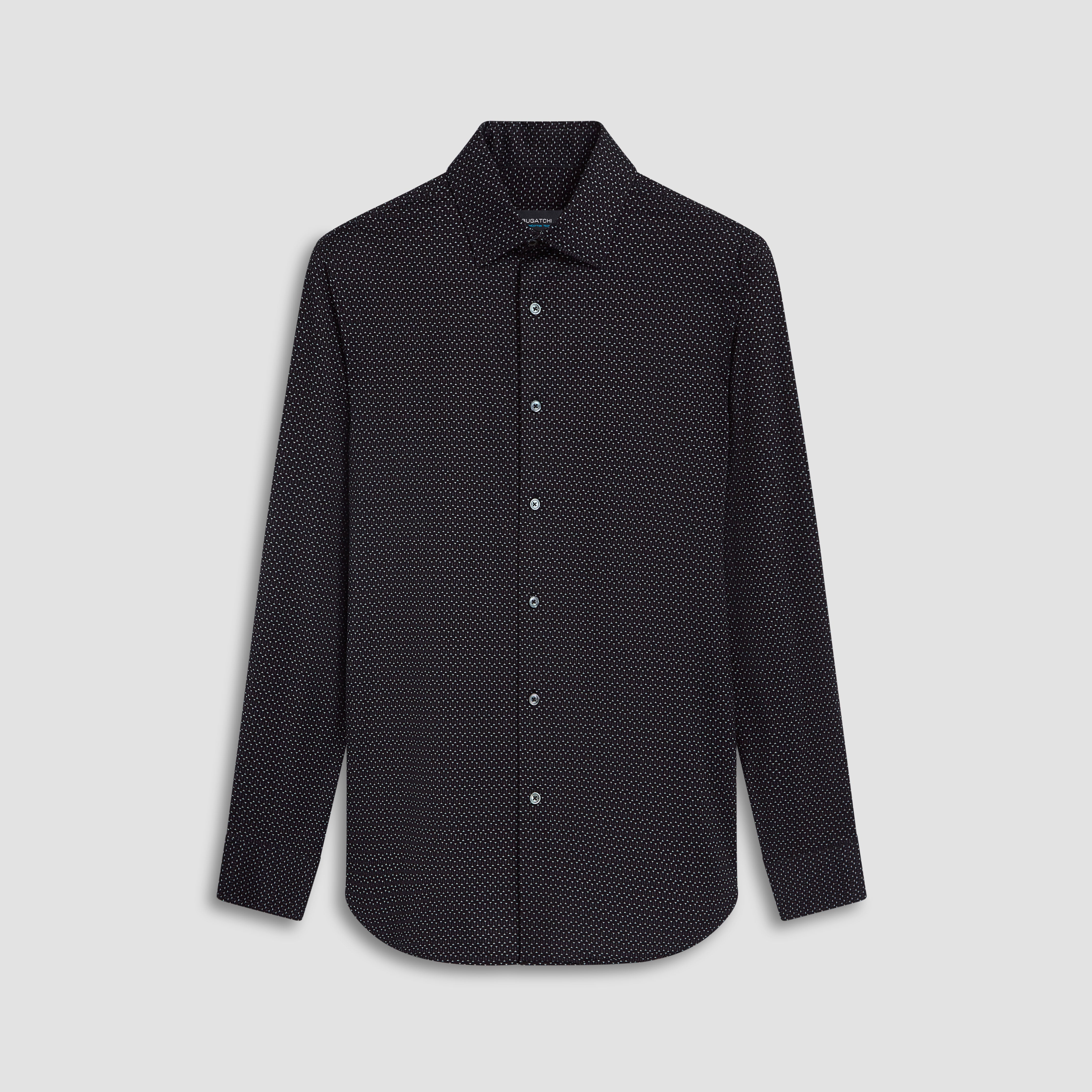 James Abstract Print Cotton Shirt for Men - Stylish Casual Button Down Shirt for Work, Date Night & Everyday Wear