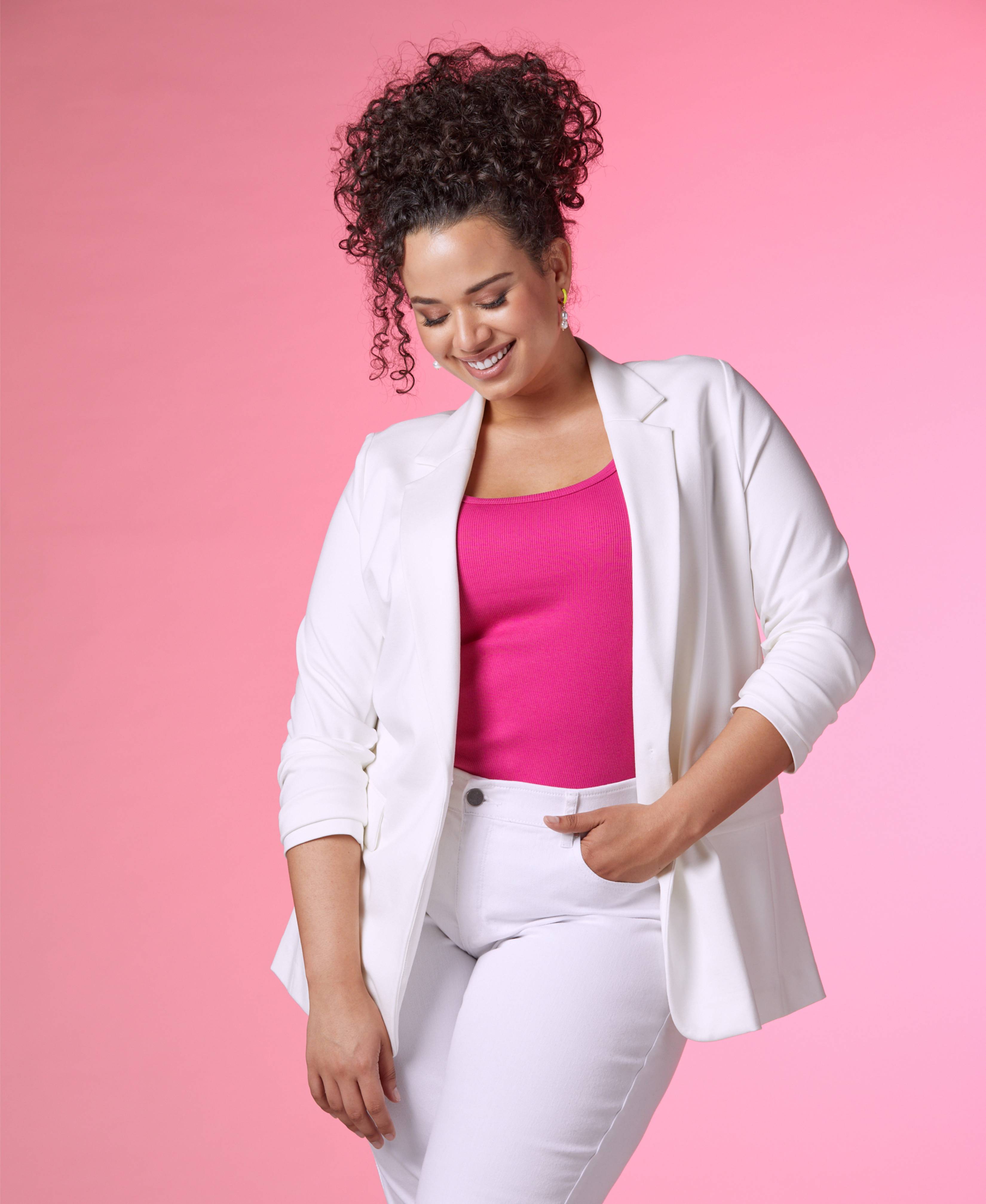 Stylish Plus Size Single Breasted Blazer for Women - Professional Office Wear & Casual Outfits | Perfect for Work, Interviews & Special Occasions