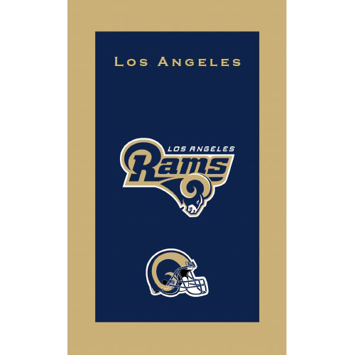 Official NFL Los Angeles Rams Microfiber Towel - Super Soft, Quick-Drying Game Day Towel for Fans, Sports, Gym & Travel Accessories