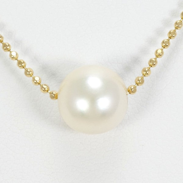 18K Yellow Gold Pearl Necklace - Elegant Women's Jewelry for Weddings, Parties & Special Occasions