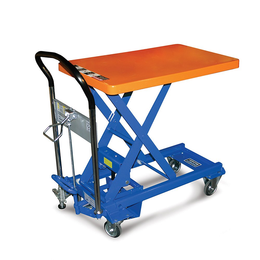 Southworth Dandy Lift Mobile Scissor Lift Table - 550 lb Capacity for Warehouse, Workshop & Industrial Material Handling