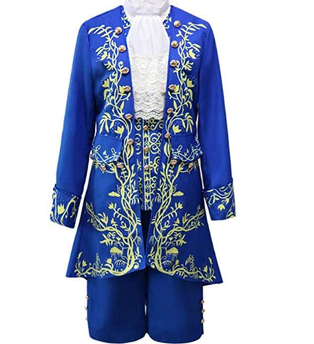 Prince Cosplay Costume for Men - Full Set Medieval Renaissance Halloween Costume Outfit | Perfect for Cosplay Events, Halloween Parties & Renaissance Fairs