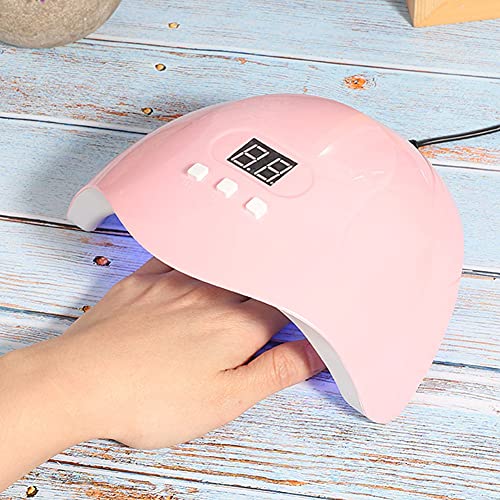 Professional 54W Nail Drill Kit - Manicure Light, Soak Off Clip, Polishing Block & Nail File Set for Salon & Home Use | Perfect for Nail Art, Acrylics & Gel Extensions
