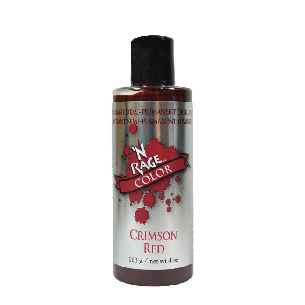 Ardell N Rage Hair Color - Crimson Red (4 oz) | Semi-Permanent Vibrant Hair Dye for Bold Looks | Perfect for DIY Hair Coloring, Cosplay, and Creative Styling