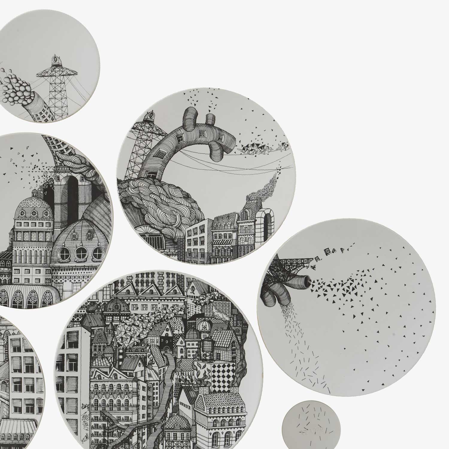 Au Coeur De La Ville Wall Art - Elegant French-Inspired Home Decor for Living Room, Bedroom & Office | Perfect for Modern Interior Design & Gift Giving