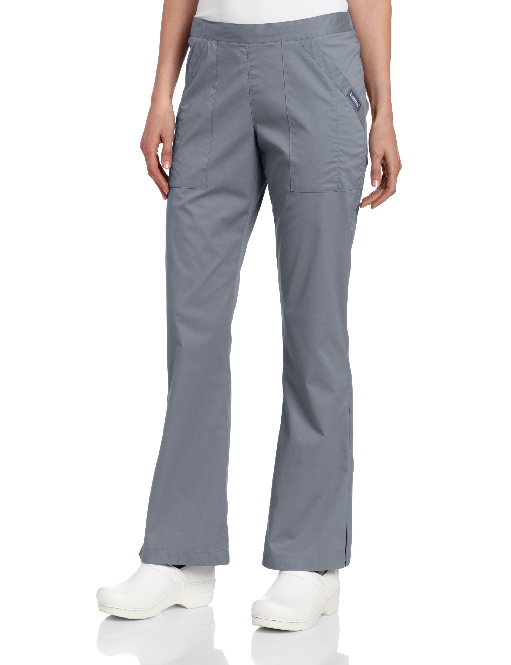 Landau Women's Smart Stretch Patch Front Cargo Scrub Pants - Comfortable Medical Work Pants for Nurses & Healthcare Professionals - Perfect for Hospital Shifts, Clinics & Long Work Hours