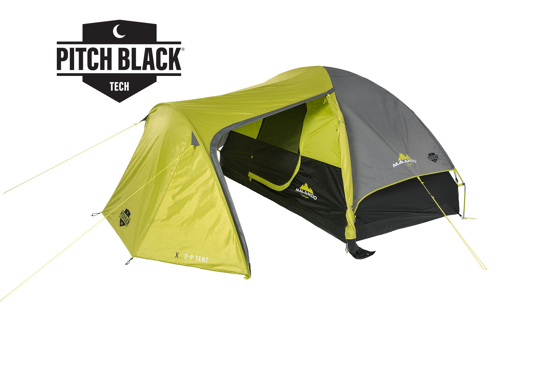 Malamoo XH 2P Pitch Black Tech® Tent - Ultralight 2-Person Camping Tent for Backpacking & Outdoor Adventures (Discontinued Model)