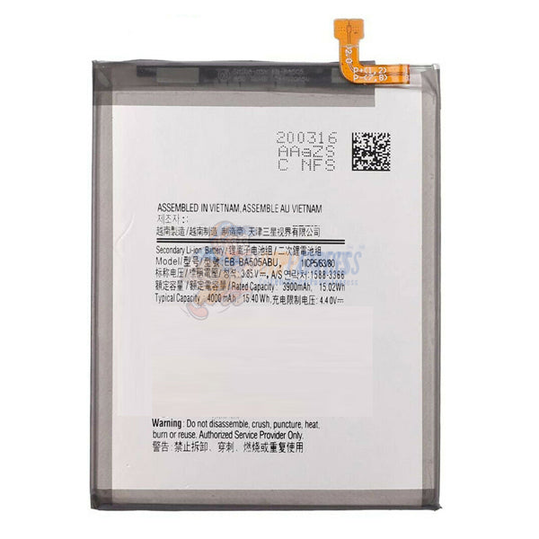 Original Samsung Galaxy A30S Battery Replacement - 5000mAh High Capacity Internal Battery for Long Lasting Power - Perfect for Travel, Work & Daily Use