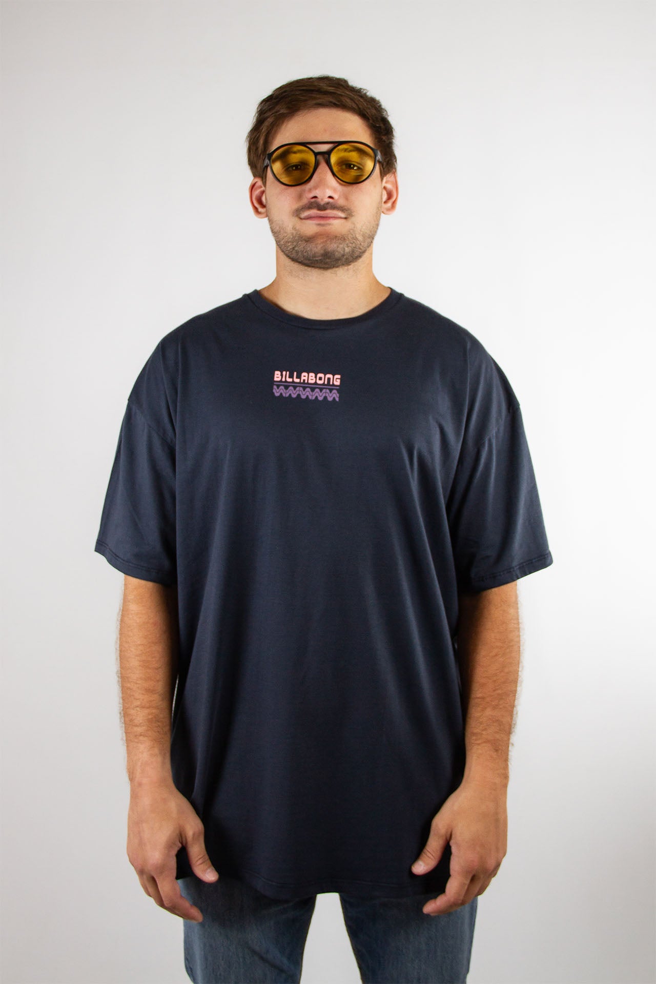Billabong Frequency Over Tee - Men's Short Sleeve Graphic T-Shirt for Casual Wear & Surfing | Comfortable Cotton Blend Shirt for Everyday Use