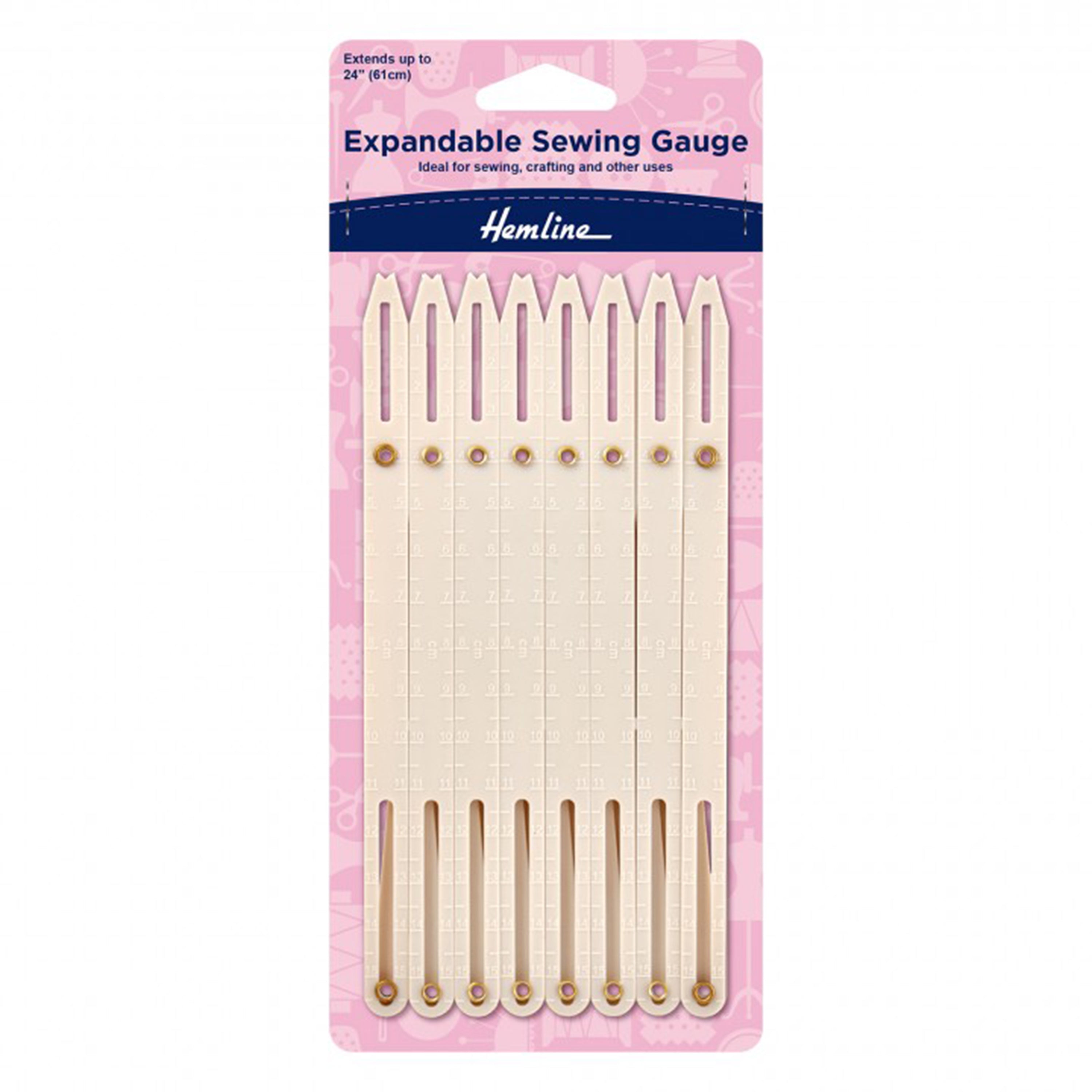 Professional Sewing & Button Gauge - Accurate Hemline Measuring Tool for DIY, Tailoring & Quilting | Perfect for Dressmaking, Alterations & Craft Projects