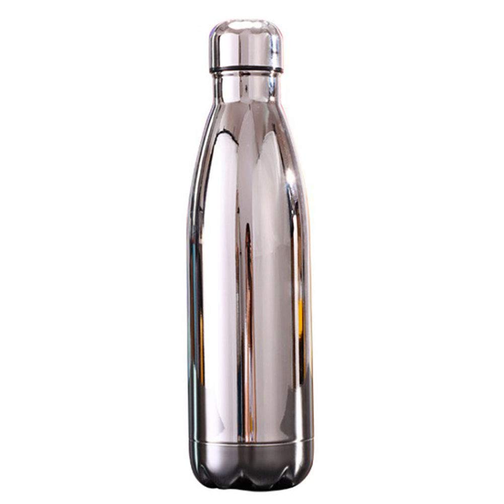 HEVIRGO 500ML Stainless Steel Insulated Water Bottle - Leakproof & BPA-Free Sports Flask for Gym, Yoga, Hiking & Camping - Perfect for Outdoor Fitness, Workouts & Travel - Keeps Drinks Hot/Cold for Hours