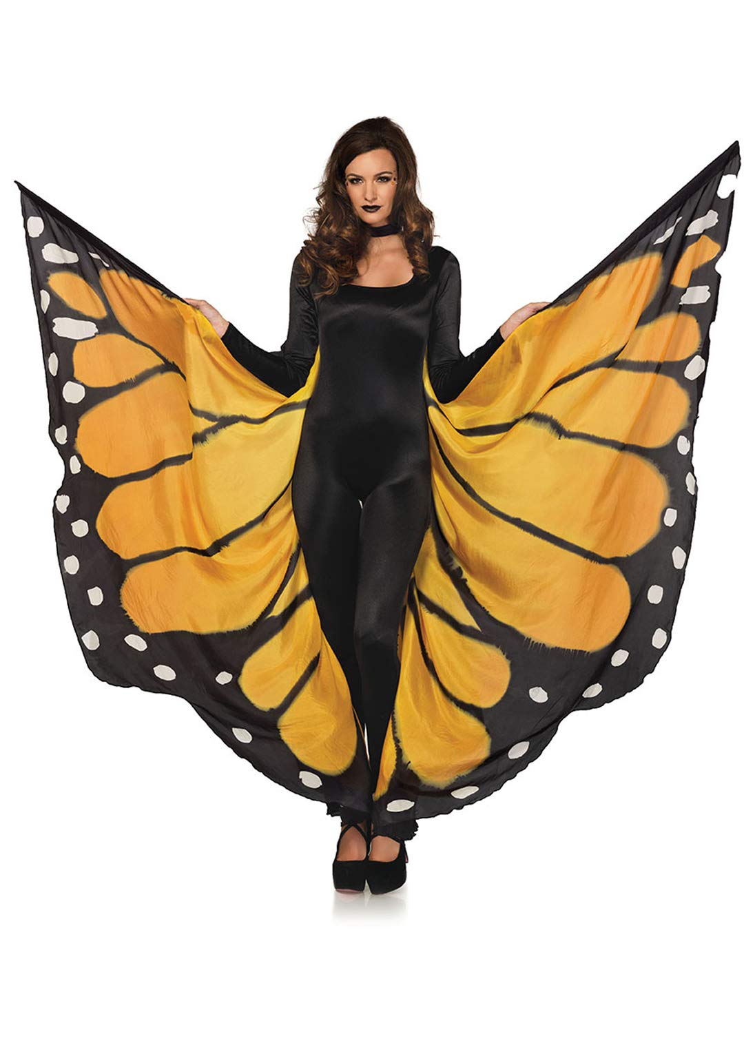 Leg Avenue Women's Festival Butterfly Wings Costume Accessory - Colorful Fairy Wings for Cosplay, Halloween, Rave Parties & Music Festivals