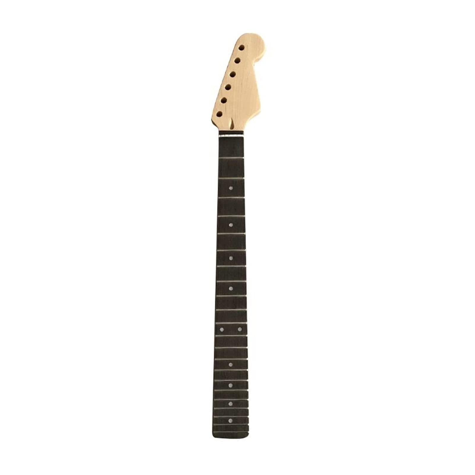 WHYSFX Maple Wood Guitar Neck with Smooth Edge Rosewood Fretboard - Premium Electric Guitar Replacement Neck for DIY Guitar Building & Repair (Color B) - Perfect for Rock, Blues & Studio Performances